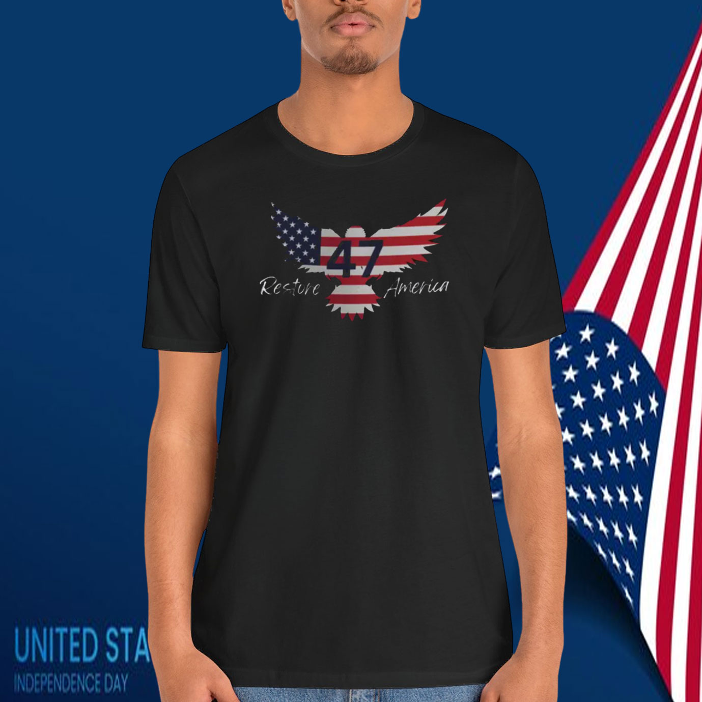 Restore America Trump 47 Shirt