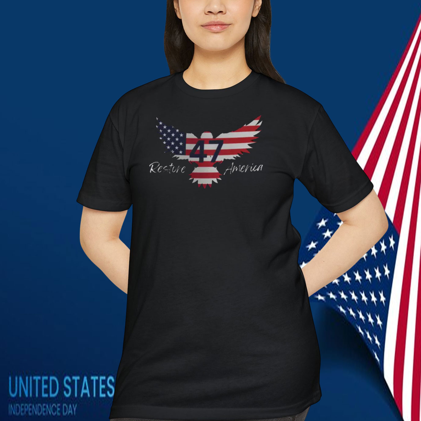 Restore America Trump 47 Shirt