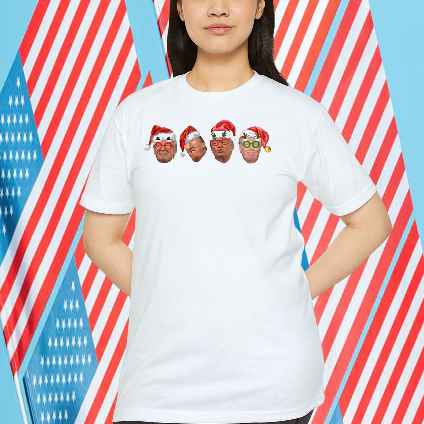 Retro Donald Trump Christmas Shirt