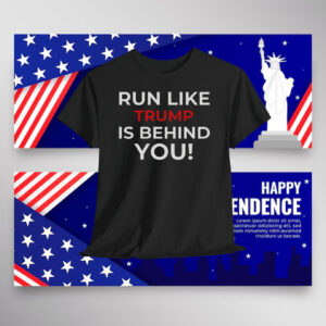 Run Like Trump Is Behind You Shirt