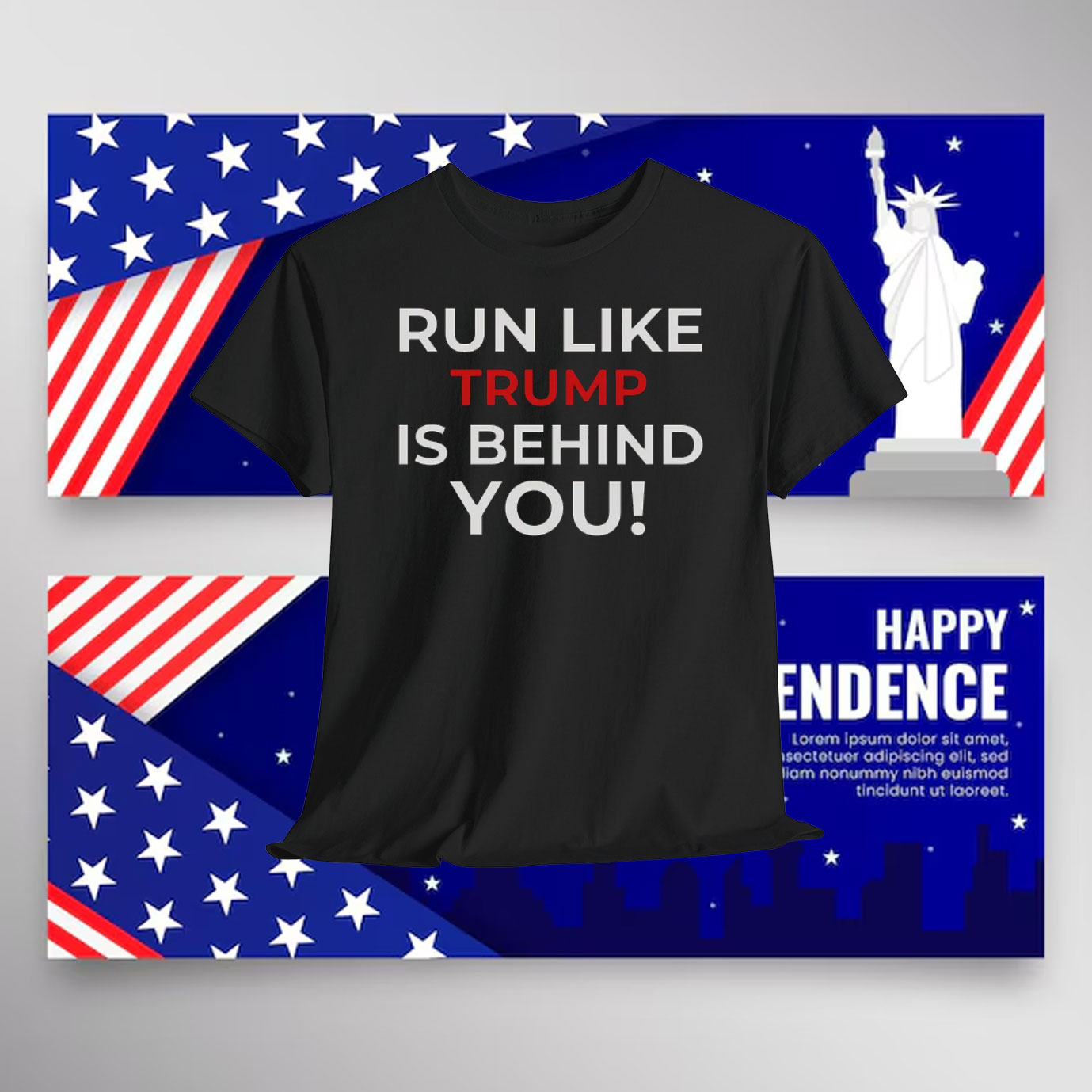 Run Like Trump Is Behind You Shirt