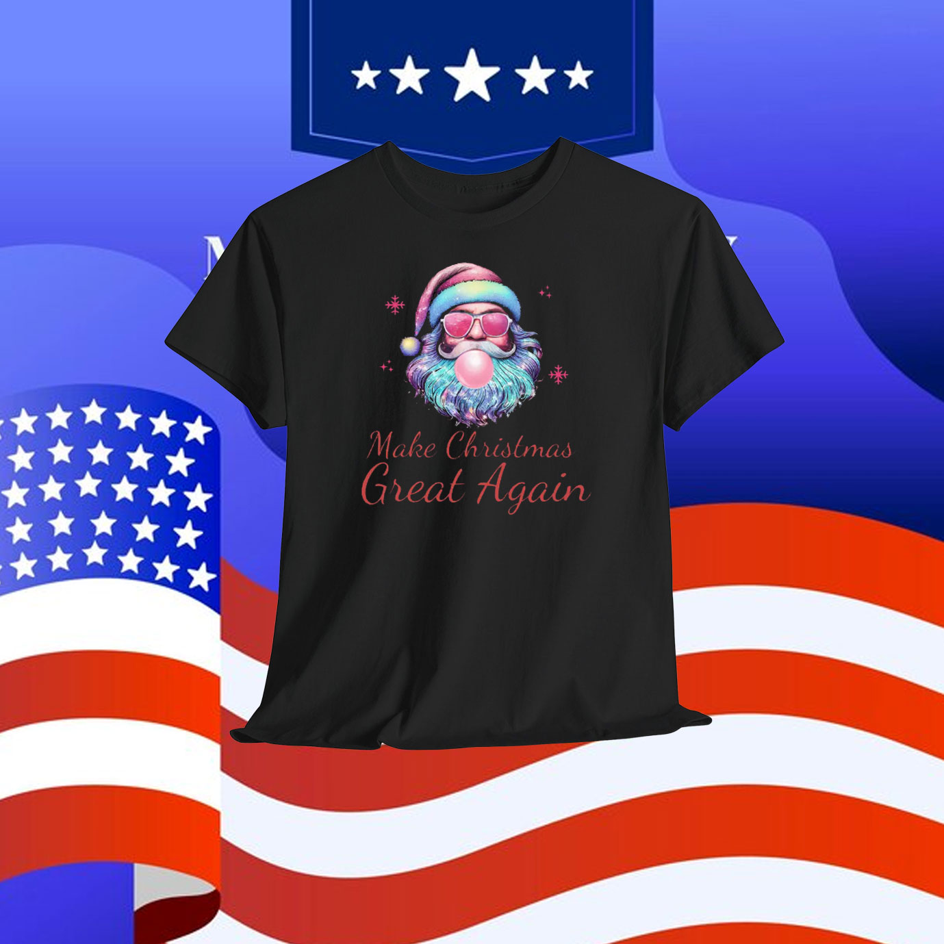 Santa Trump Make Christmas Great Again Shirt