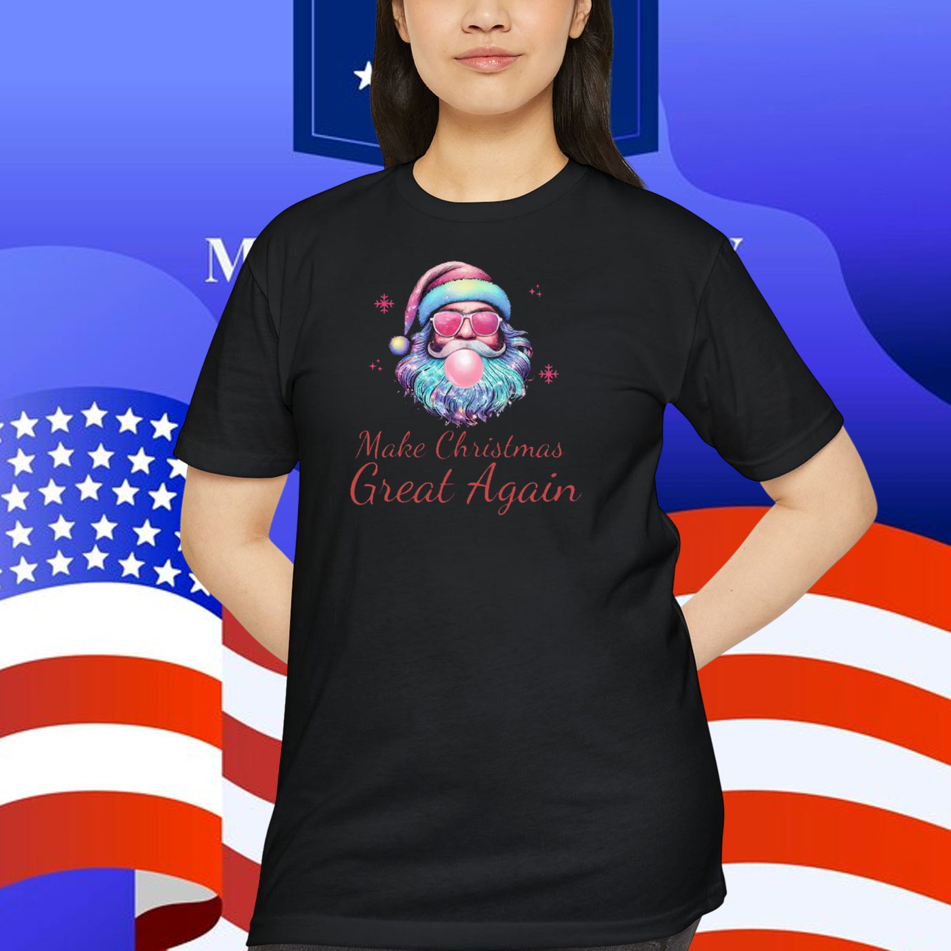 Santa Trump Make Christmas Great Again Shirt