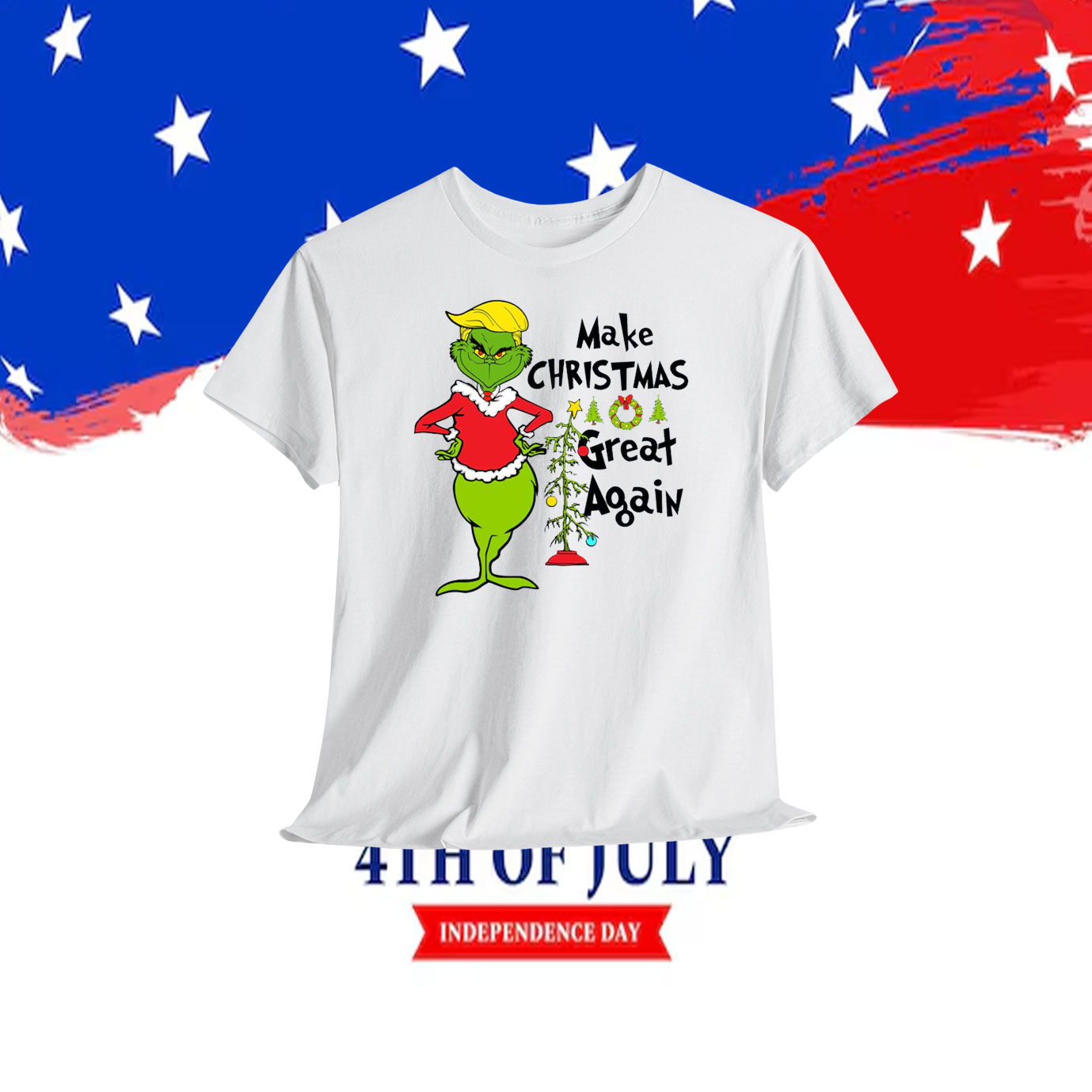 Santa Trump Make Christmas Great Again Shirts