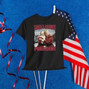 Santa's Favorite President Trump Shirt