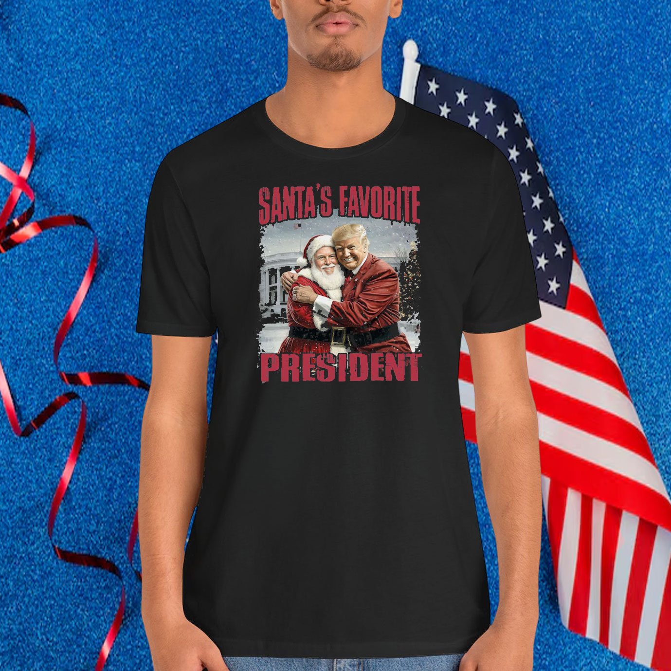 Santa's Favorite President Trump Shirt