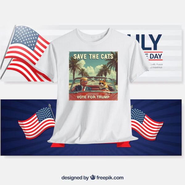 Save The Cats Vote For Trump Shirt