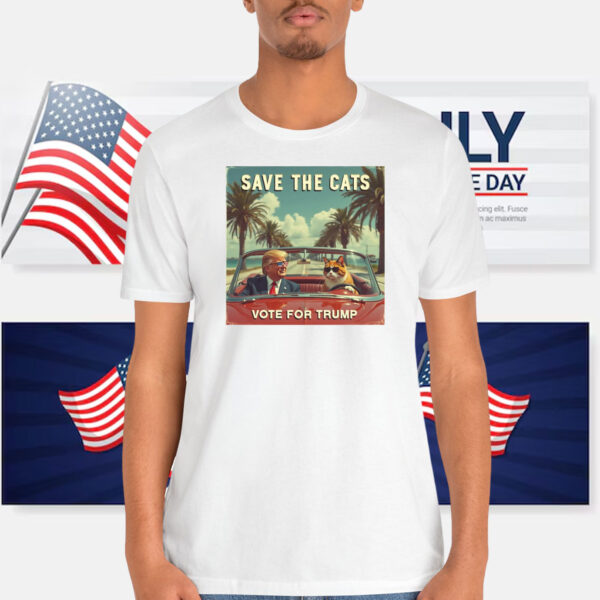 Save The Cats Vote For Trump Shirt