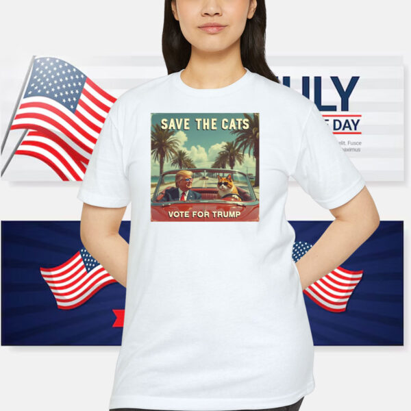 Save The Cats Vote For Trump Shirt