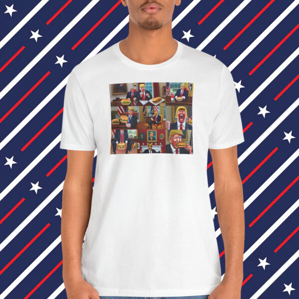 Silly Trump McDonalds Crewneck Shirt