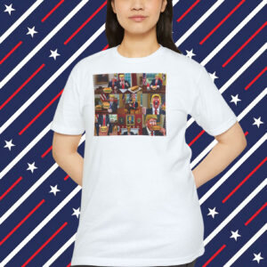 Silly Trump McDonalds Crewneck Shirt