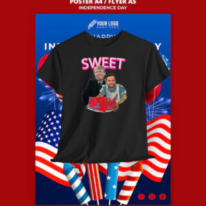 Sweet Dinner Funny Trump Vance Red Map T-Shirt