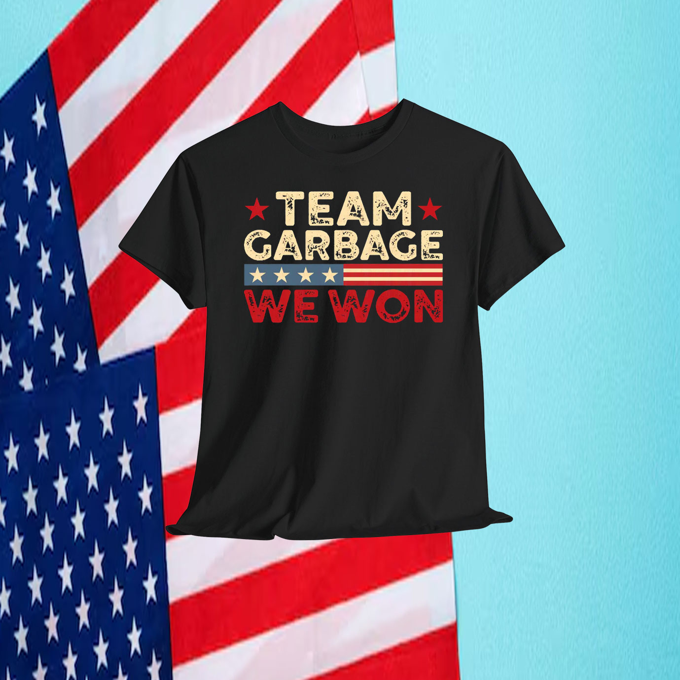 Team Garbage We Won Trump Shirt
