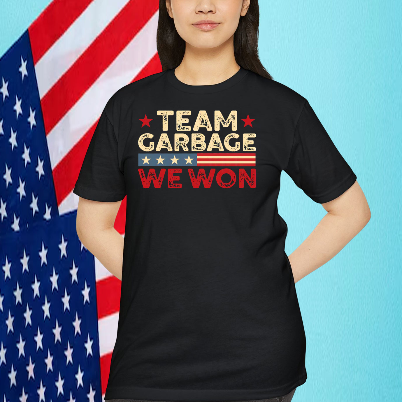 Team Garbage We Won Trump Shirt