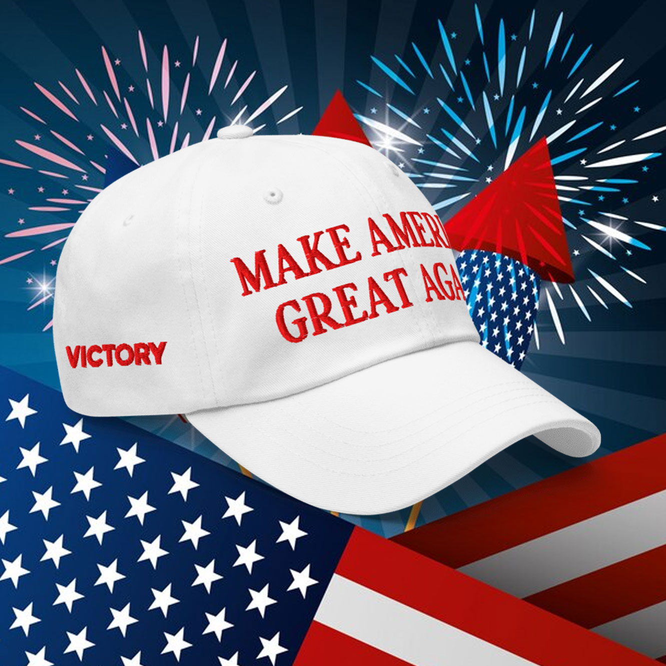 Team Trump Victory Make America Great Again Hat