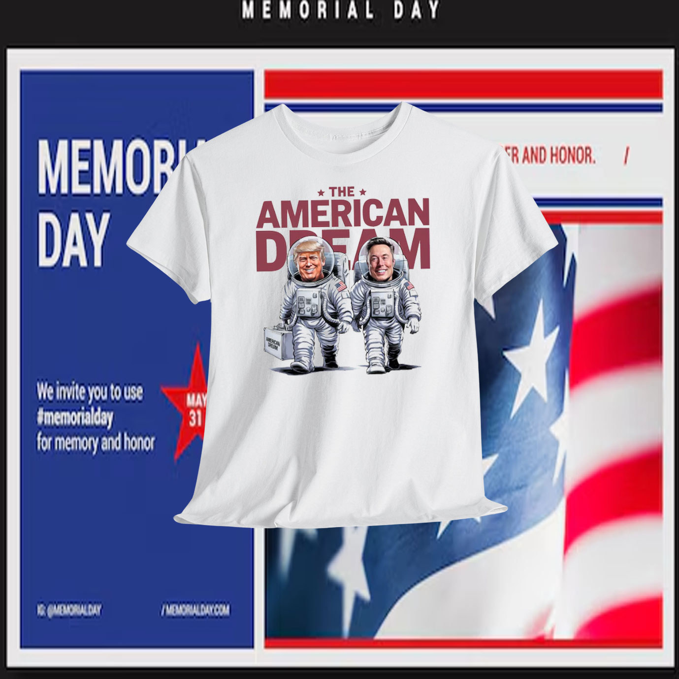 The America Dream Trump Elon Musk Shirt