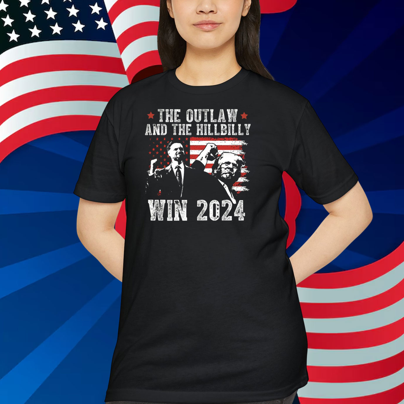 The Outlaw And The Hillbilly Win 2024 Shirt