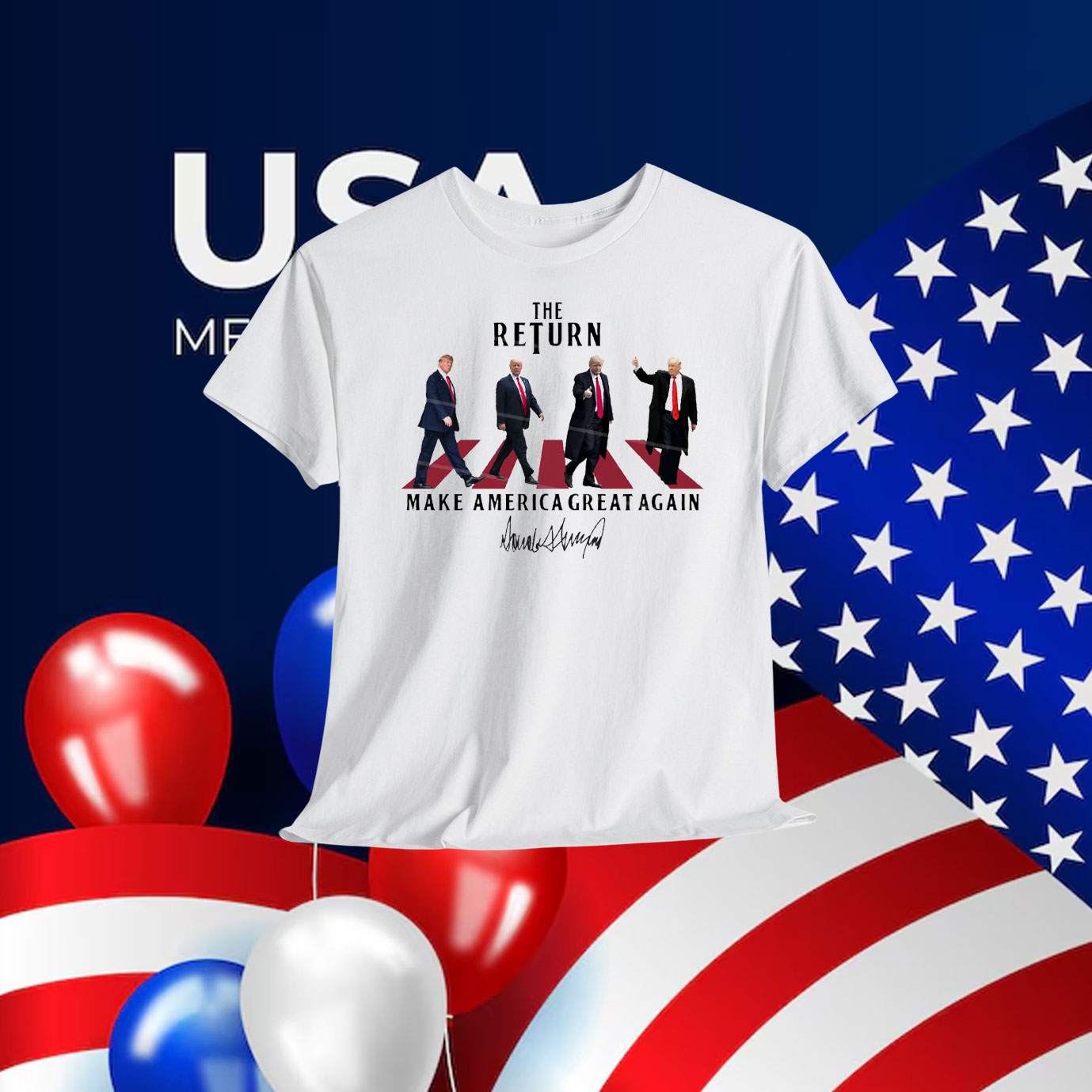 The Return Trump Make America Great Again Shirt