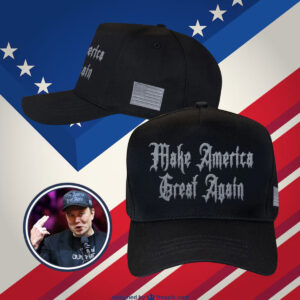 Trending Elon Musk SnapBack Dark MAGA Hat