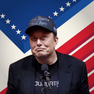 Trending Elon Musk SnapBack Dark MAGA Hat