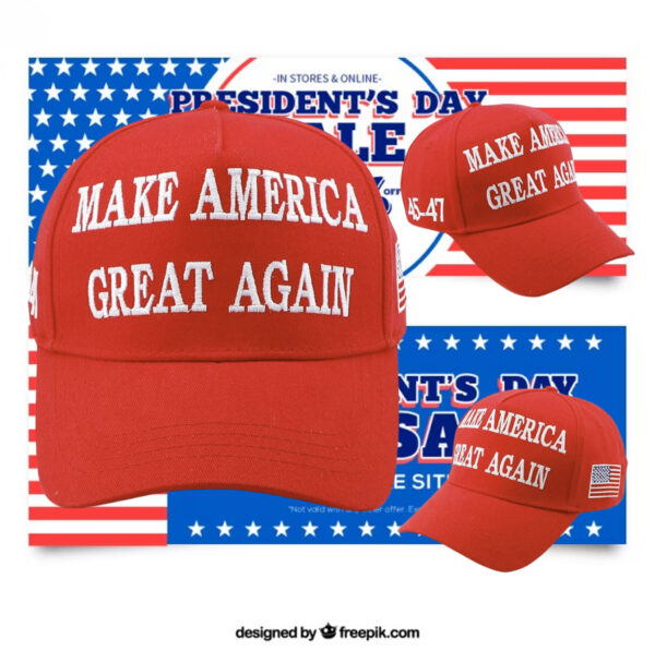 Trump 2024 45-47 Make America Great Again Same Hat