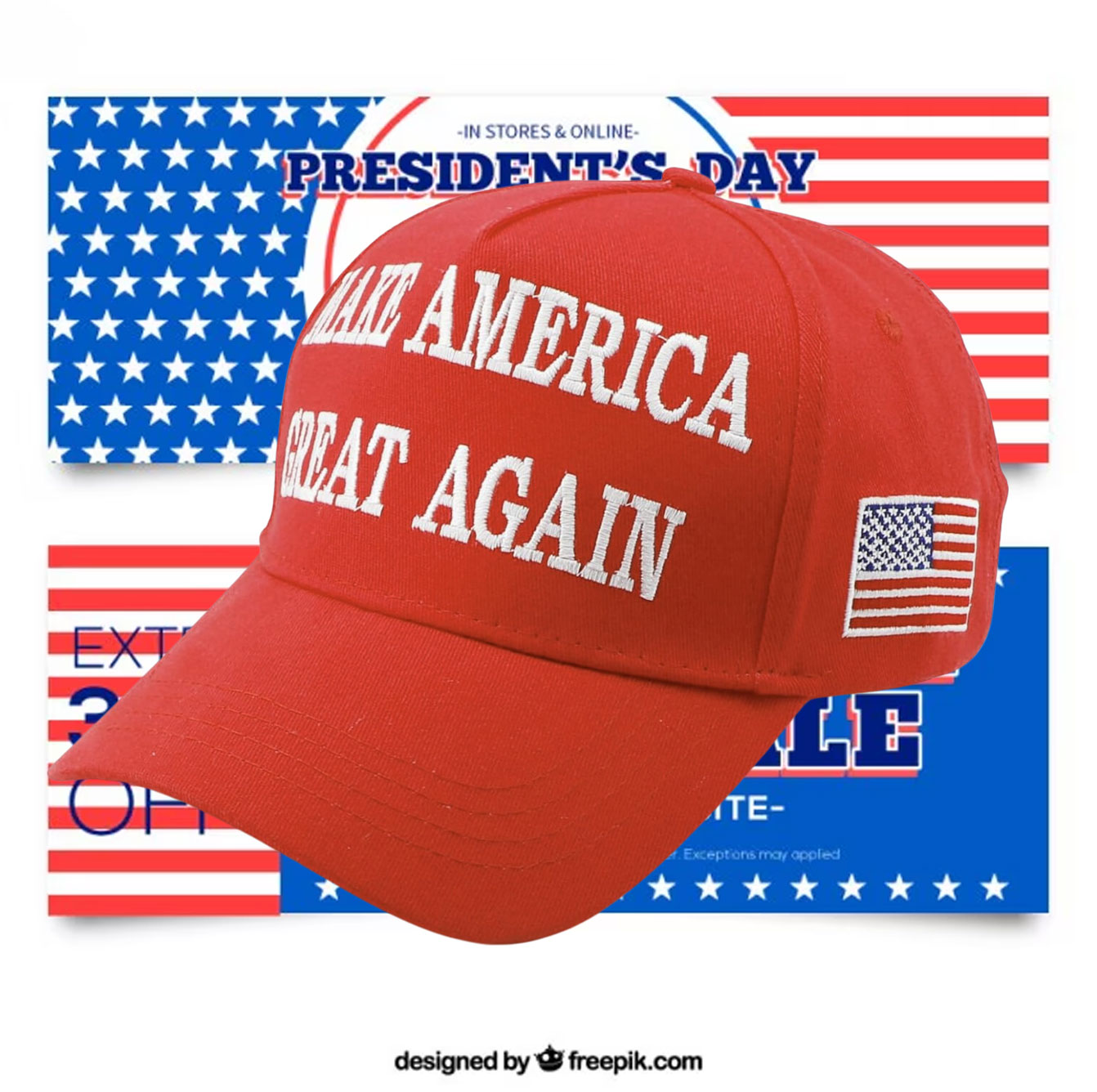 Trump 2024 45-47 Make America Great Again Same Hat