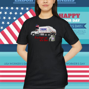Trump 2024 America Great Again One Trash Can At A Time! Shirt