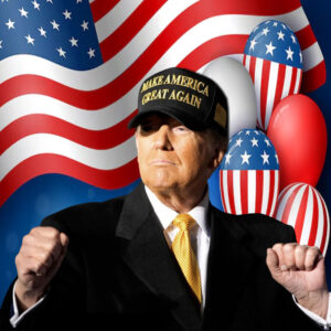 Trump 2024 Black & Gold Make America Great Again Cap