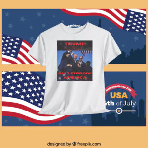 Trump 2024 Bulletproof America Shirt