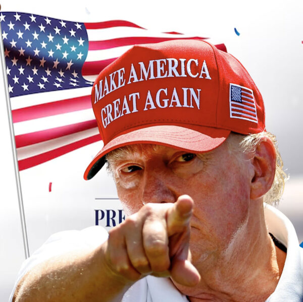 Trump 2024 Dark Goth Gothic MAGA Hat