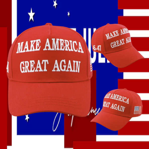 Trump 2024 Embroidered Structured Flexfit Hat