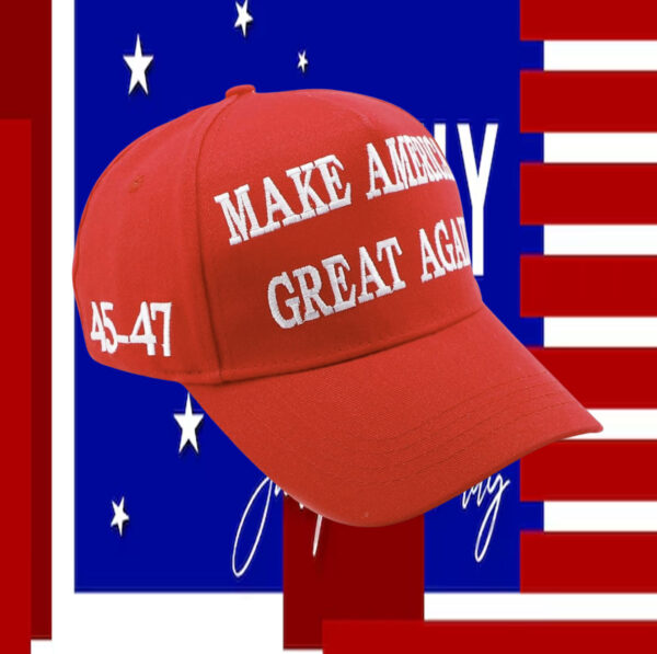 Trump 2024 Embroidered Structured Flexfit Hat