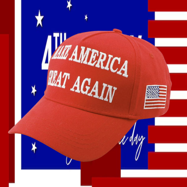 Trump 2024 Embroidered Structured Flexfit Hat