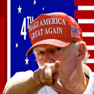Trump 2024 Embroidered Structured Flexfit Hat