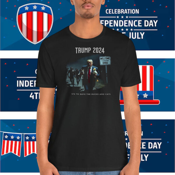 Trump 2024 Vote To Save The Ducks And Cats Shirts