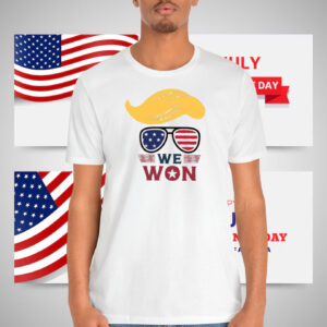 Trump 2024 We Won Shirt