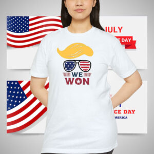 Trump 2024 We Won Shirt