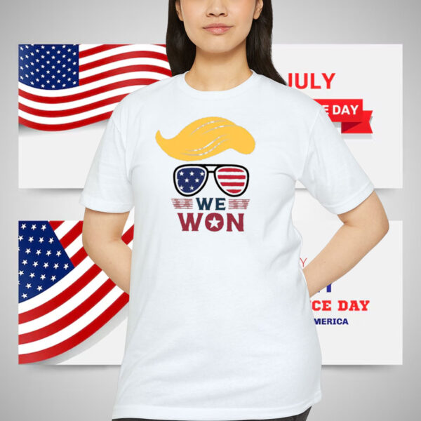 Trump 2024 We Won Shirt