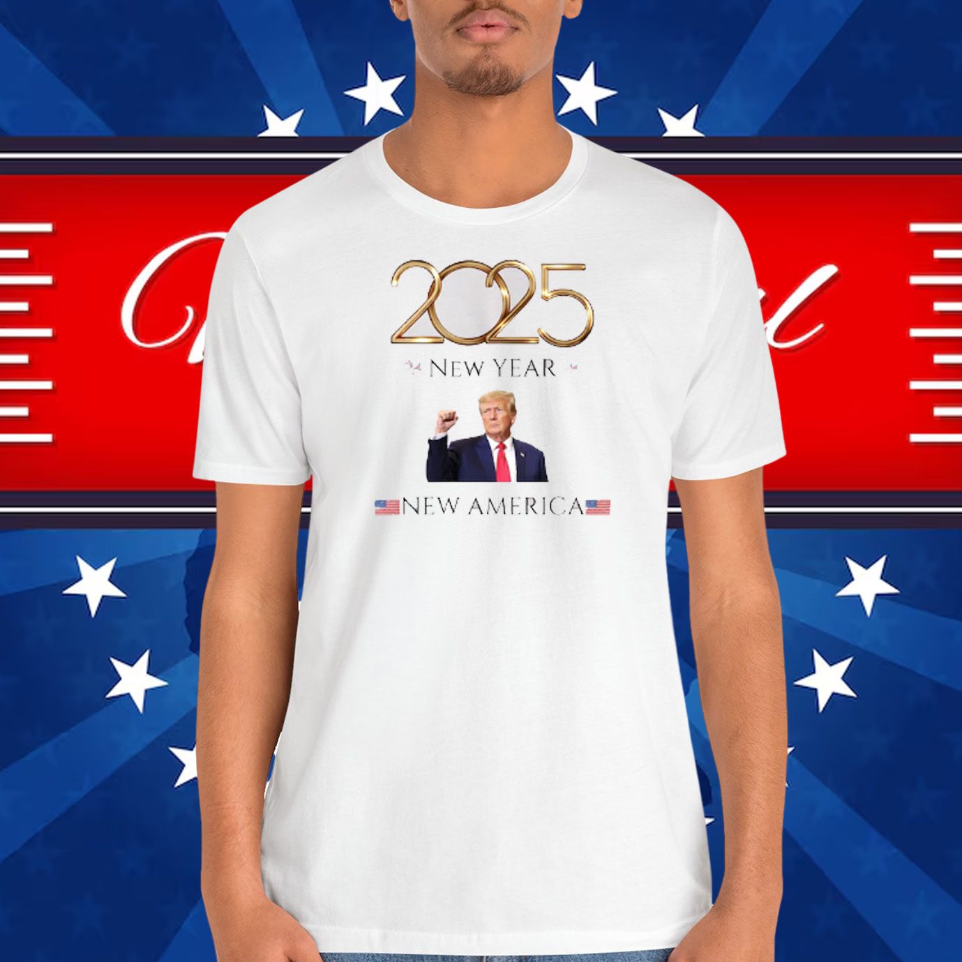 Trump 2025 New Year New America Shirt