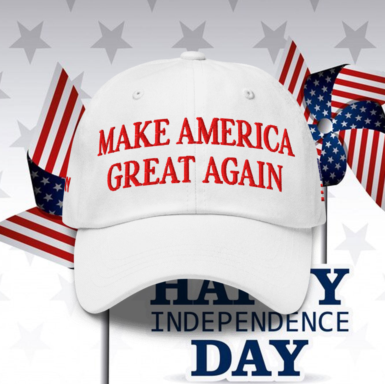 Trump 24 Make America Great Again Embroidered Hat