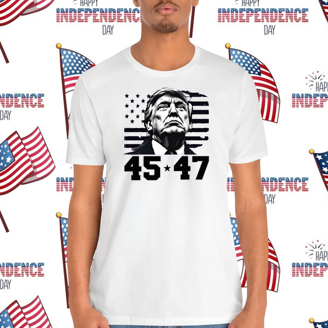 Trump 45 47 America Shirt