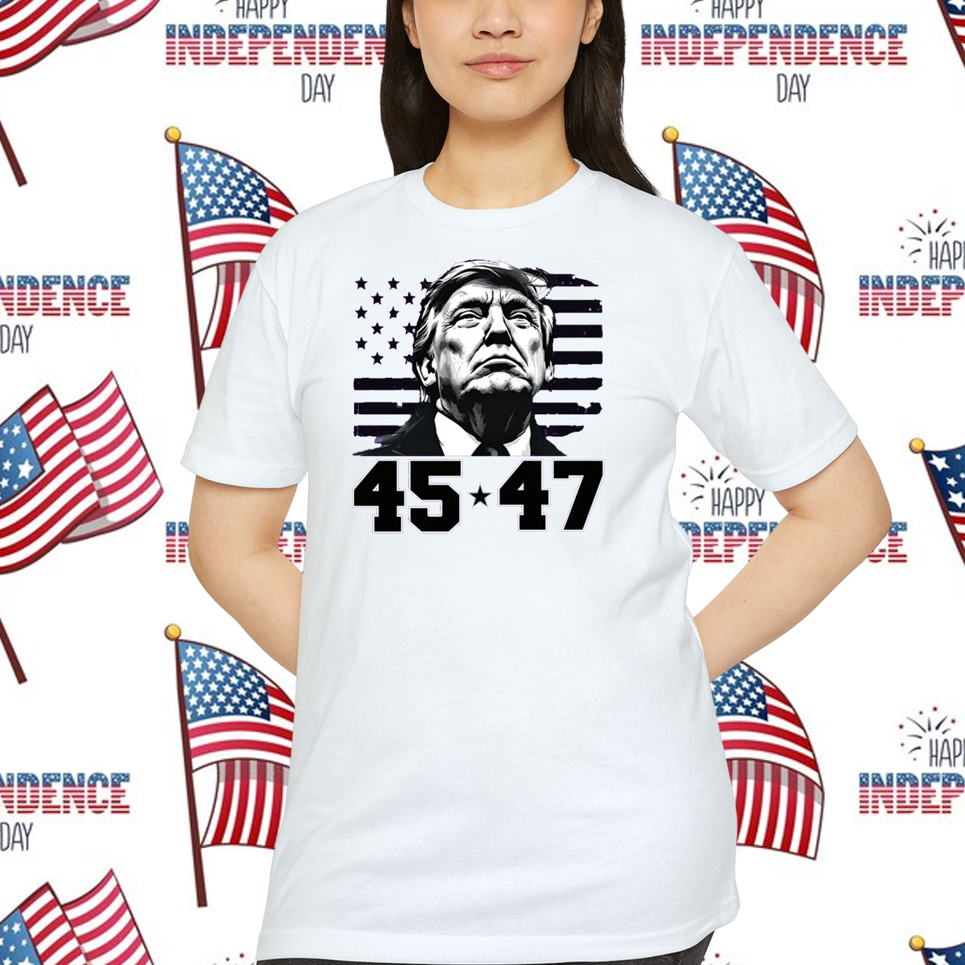 Trump 45 47 America Shirt