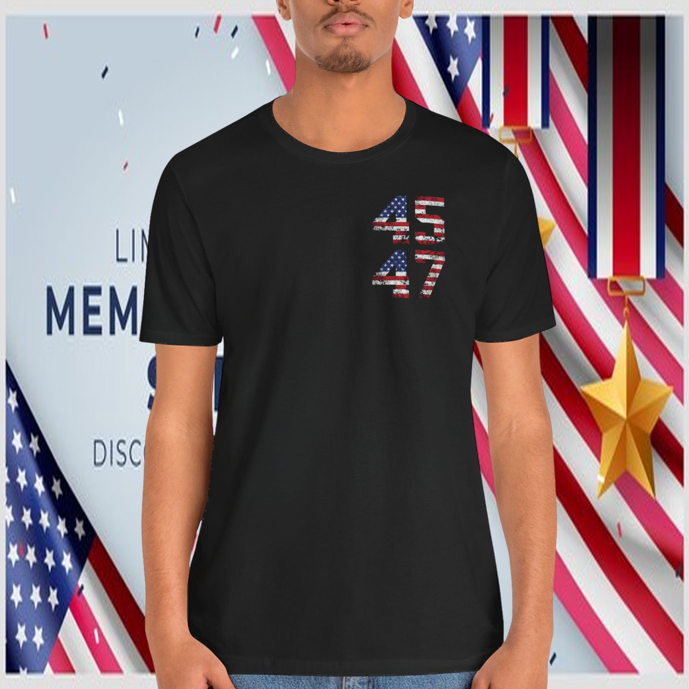 Trump 45 47 America Shirts