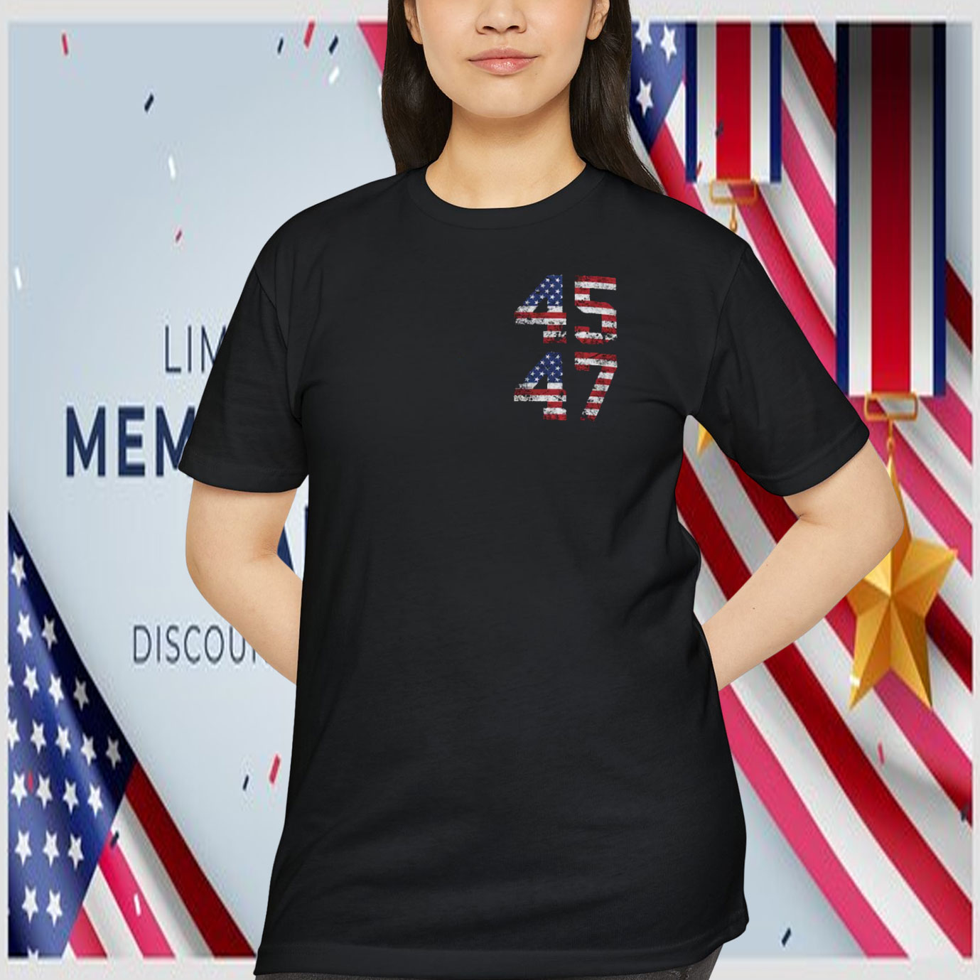 Trump 45 47 America Shirts