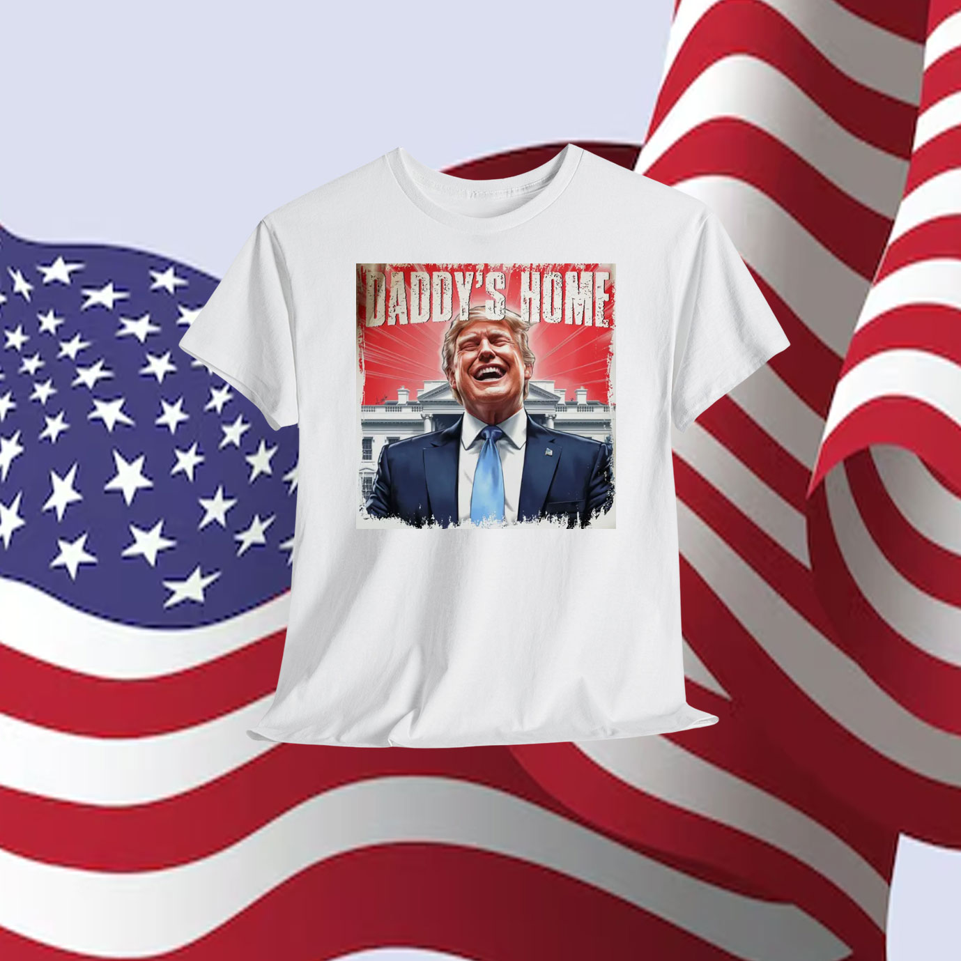 Trump 45 47 Daddy's Home Shirt