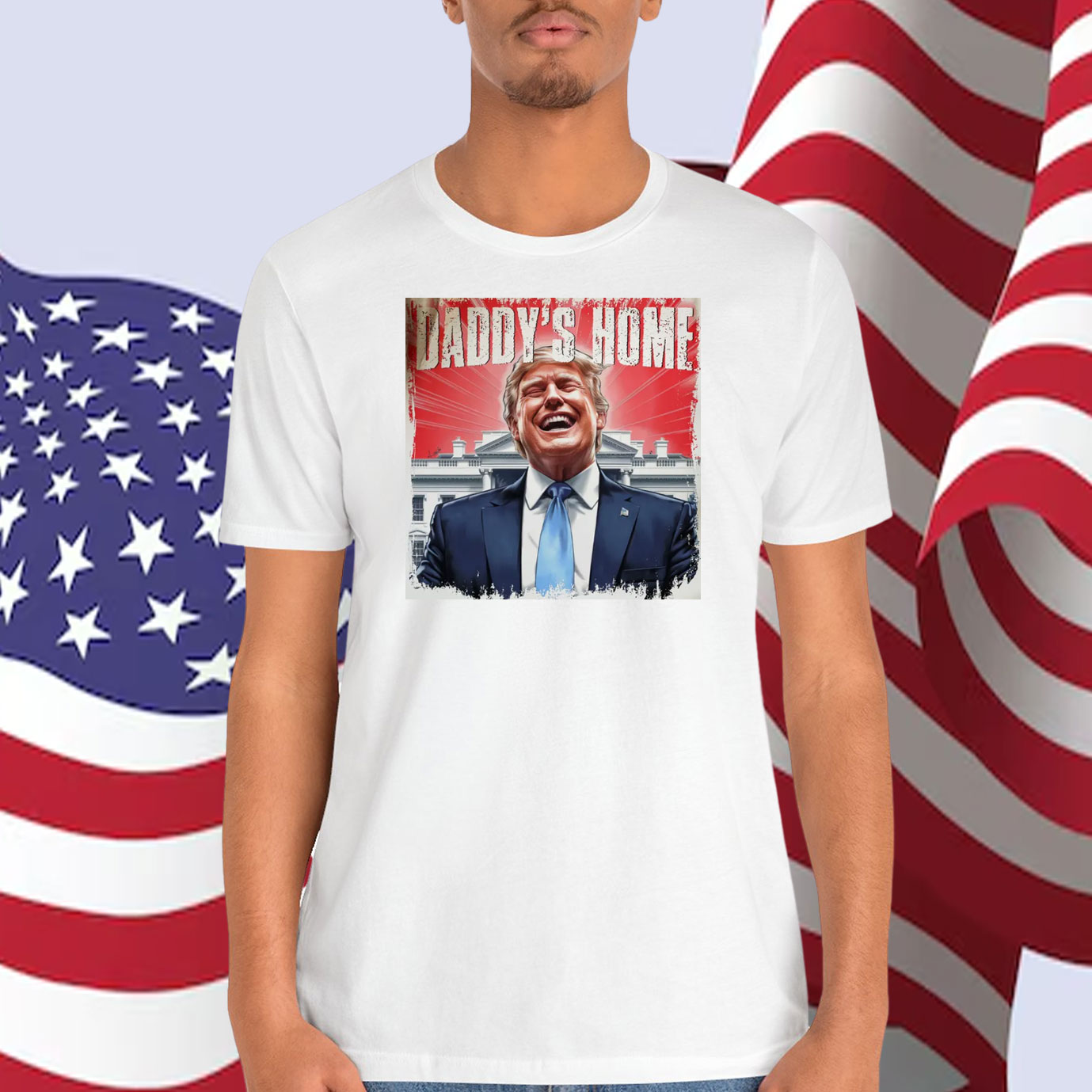 Trump 45 47 Daddy's Home Shirt
