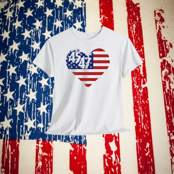 Trump 45-47 Love America Shirt