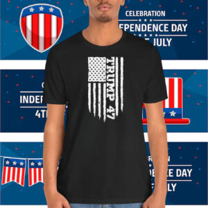 Trump 47 Distressed American Shirt