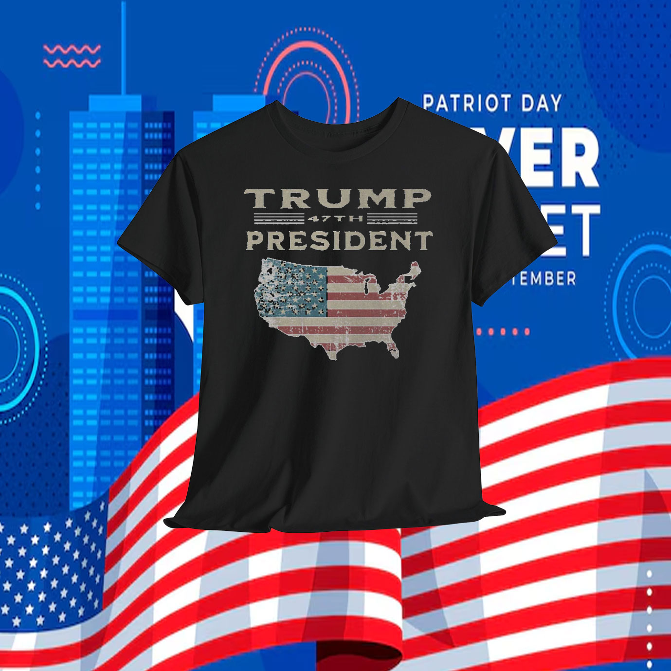 Trump 47 President Unisex Shirt