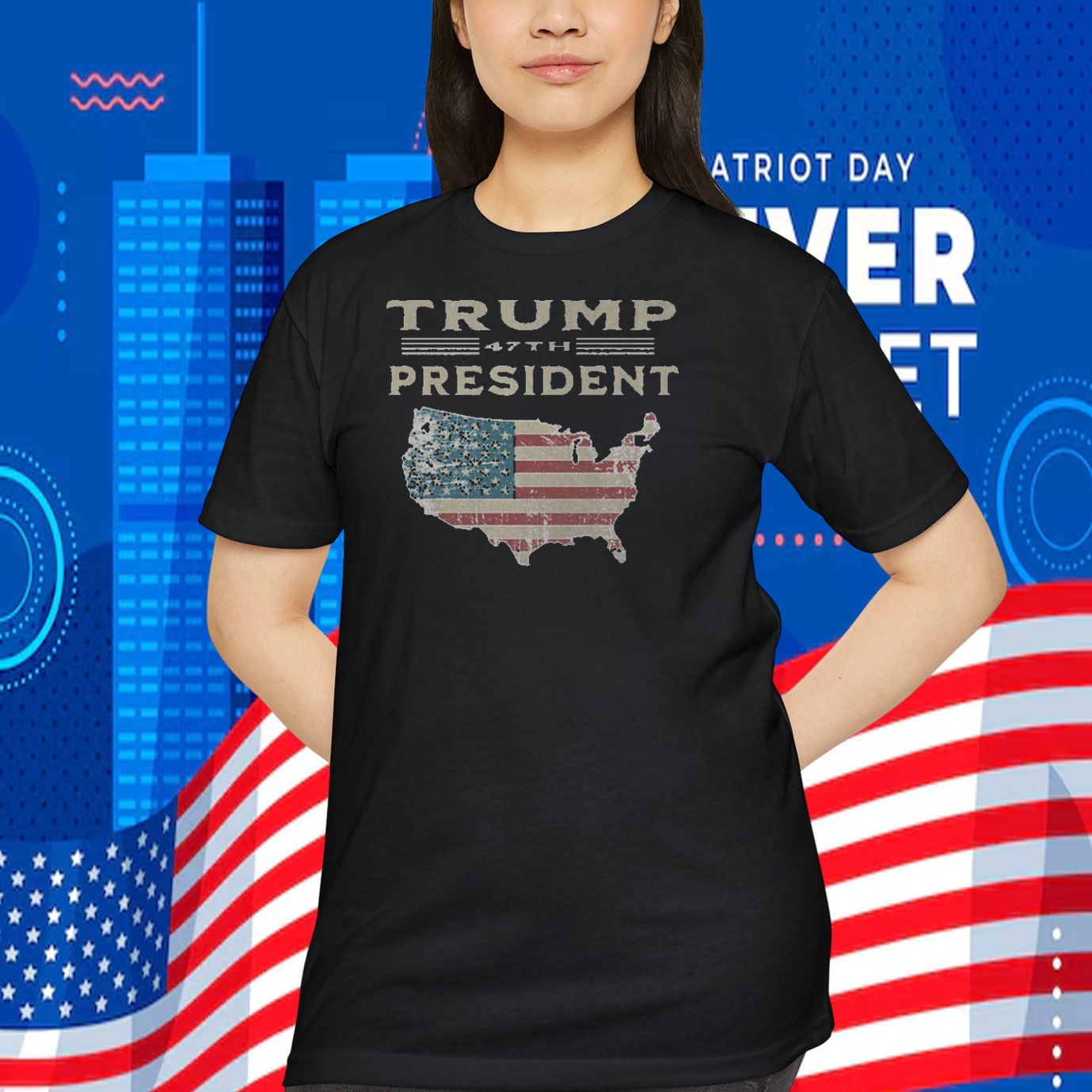 Trump 47 President Unisex Shirt